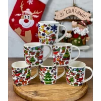 Керамическая чашка (350мл) Новогодняя