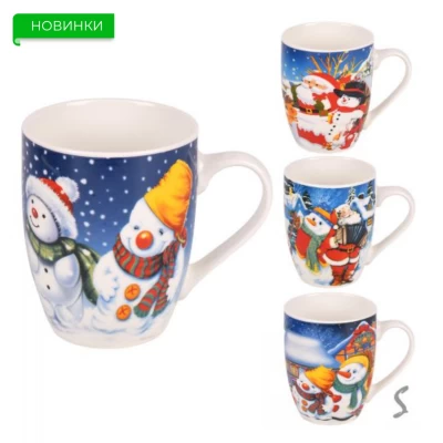 Керамическая чашка (350мл) Новогодняя