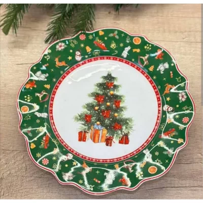 Фарфоровая десертная тарелка(20,5см) Праздничный Флер