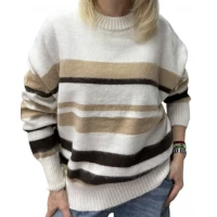 Свитер Кашемир Ангора 24082. Размер 46-52 (Оверсайз )