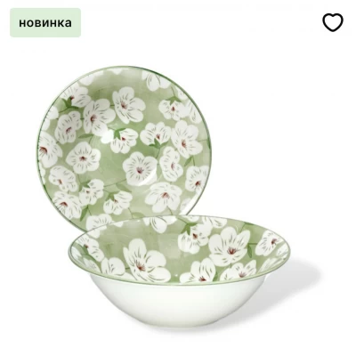 Керамическая суповая тарелка Яблоневый цвет