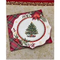 Фарфоровая тарелка (27,5см) Christmas story