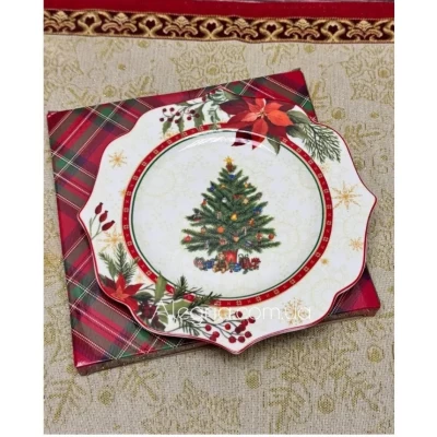 Фарфоровая тарелка (27,5см) Christmas story