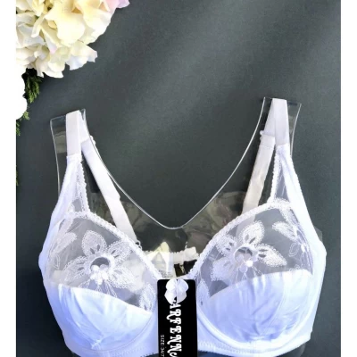 Ажурный бюст без поролона на хлопковой основе