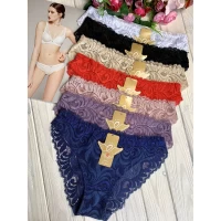 Трусы женские 9876. Размеры: 46; 48. КРУЖЕВО