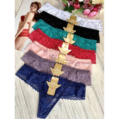 Трусы бикини женские 5153. Размеры: 44; 46; 48. КРУЖЕВО