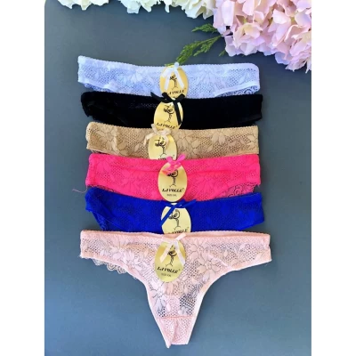 Трусы бикини женские 9155. Размеры: 44; 46; 48. КРУЖЕВО