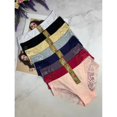 Трусы Z 019 ХЛОПОК\КРУЖЕВО, Размеры: 44-46-48