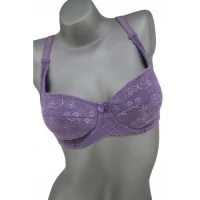 Ажурный бюст без поролона на хлопковой основе, D 1267, цвета в ассортименте