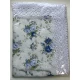 Скатерть Home Plus тканевая с кружевом (цветы) 120х150, в ассортименте
