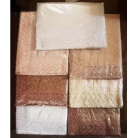 Скатерть полиэстеровая "Кружево" круг 150