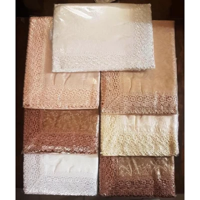 Скатерть полиэстеровая "Кружево" круг 150 Скатерть полиэстеровая "Кружево" круг 150