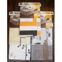 Скатерть ПВХ на фланелевой основе 137х183 овал