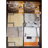 Скатерть ПВХ на фланелевой основе 152х228  овал