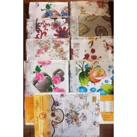 Скатерть ПВХ на флизелиновой основе 122х152