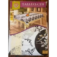 Скатерть ПВХ на основе, с виниловым кружевом. 122х152