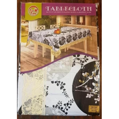 Скатерть ПВХ на основе, с виниловым кружевом. 122х152 Скатерть ПВХ на основе, с виниловым кружевом. 122х152