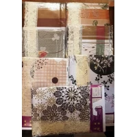 Скатерть ПВХ на основе, с виниловым кружевом. 137х183