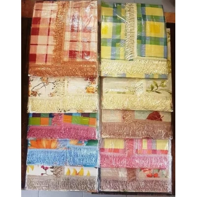 Скатерть ПВХ на основе "Бахрома" 140х220 Скатерть ПВХ на основе "Бахрома" 140х220