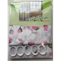 Шторка для ванной комнаты зонтичная ткань