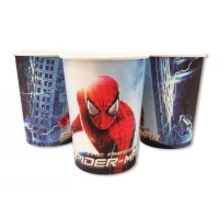 Стаканчики одноразовые праздничные детские " Человек паук " 10 шт./уп.  