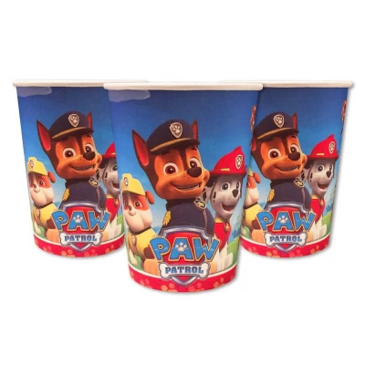Стаканы одноразовые бумажные детские " Щенячий патруль " 10 шт./уп. Стаканы одноразовые бумажные детские " Щенячий патруль " 10 шт./уп.