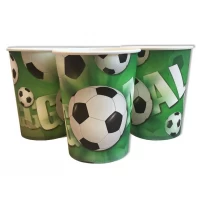 Стаканы одноразовые бумажные детские " Футбол " 10 шт./уп. 