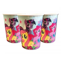 Стаканчики одноразовые праздничные детские " Маленькие Пони " 10 шт./уп 