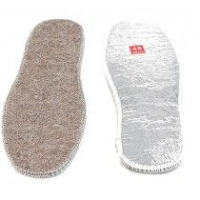 СТЕЛЬКИ ВОЙЛОЧНЫЕ НА ГЛАДКОЙ ФОЛЬГЕ (ПРОШИТЫЕ), РАЗМЕРЫ 38-48