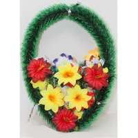 РИТУАЛЬНЫЙ ВЕНОК "КАПЛЯ" (6 ЦВЕТКОВ)