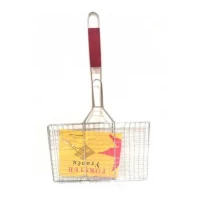 РЕШЕТКА ДЛЯ ГРИЛЯ, БАРБЕКЮ ПРЯМОУГОЛЬНАЯ 23*34 СМ №2027