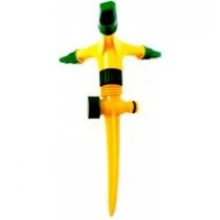 Ороситель вертушка 3-ходовая желто-зеленая под коннектор (SD7-5)