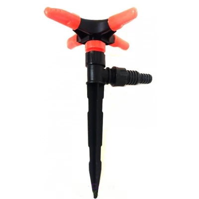 Ороситель вертушка 4-ходовая с универсальным штуцером