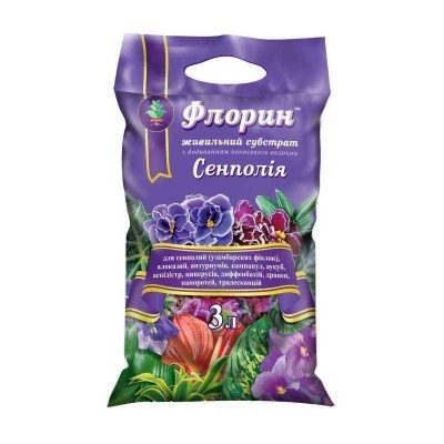 Субстрат Флорин  Сенполия 3л
