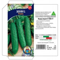 Семена Огурец ЗОЗУЛЯ F1 – – 10 семян. Раннеспелый 