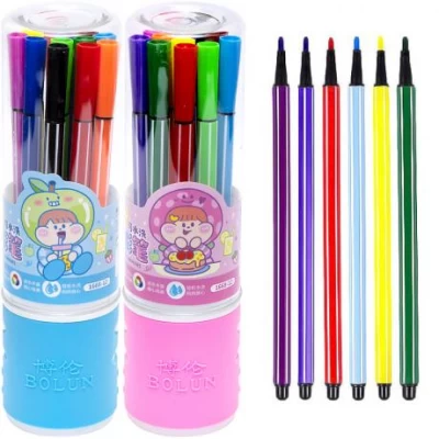 Фломастер тубус 12 кольорів 1668-12