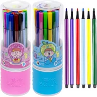 Фломастер тубус 24 кольори 1668-24