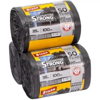 Пакет для мусора сверхпрочный 48х58 35л 100 штук TM STARK