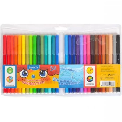 Фломастери 30 кольорів 1690 MARCO