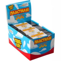 Пластилін восковий Travel Kids чорний 30г Гамма