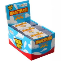 Пластилин восковой "Travel Kids" синий 30г "Гамма"