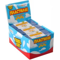 Пластилин восковой "Travel Kids" голубой 30г "Гамма"