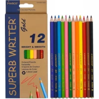 Карандаш E4100G/12 цветов MARCO Gold