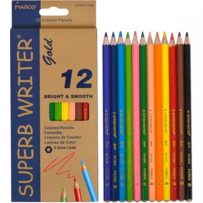 Карандаш E4100G/12 цветов MARCO Gold Карандаш E4100G/12 цветов MARCO Gold