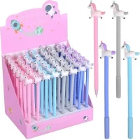 Ручка гелевая 6029 "Единорог" синяя