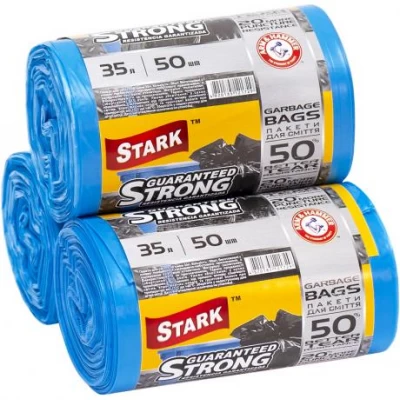 Пакет для мусора прочный 48х58 35л 50 штук TM STARK