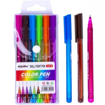 Набор масляных ручек 432-6 цветов.