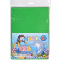 Фоаміран зелений EVA-014, А4,21х29,7см,2,00 мм 5 аркуш.