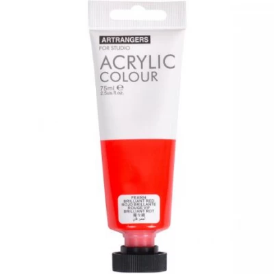 Фарба Art Ranger Acrylic 904 Brilliant red 75мл