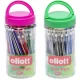 Ручка масляна Ellott CL568-50 PVC синя